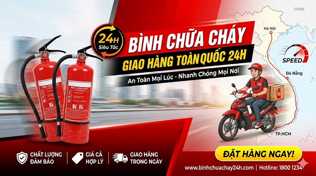Bình chữa cháy - Giao hàng toàn quốc 24h